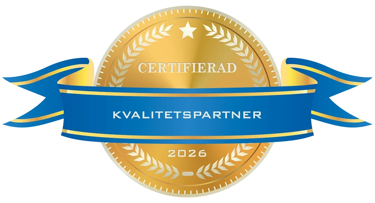 Certifierad kvalitetspartner 2026