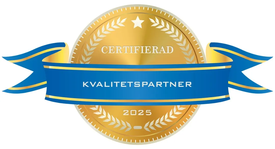 Certifierad Kvalitetspartner 2025